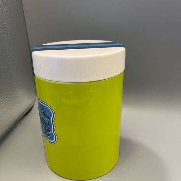 Jonathan Adler Happy Chic "Carbs" Ceramic Carnaby Canister Gasket Seal EUC - Picture 6 of 12